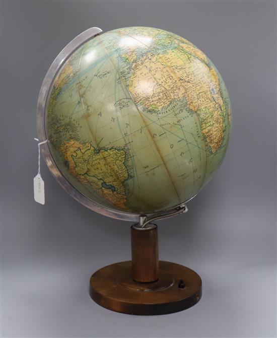 A 1950s columbus globe